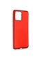 Mutcase - Samsung Uyumlu Galaxy S20 Ultra - Kılıf Mat Renkli Esnek Premier Silikon Kapak - Kırmızı