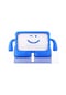 Noktaks - iPad Uyumlu Pro 11 2020 2.nesil - Tutma Kollu Standlı Çocuk Tablet Kılıfı - Mavi
