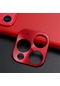 Noktaks - iPhone Uyumlu 11 Pro Max - Metal Kamera Koruyucu - Kırmızı
