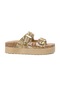Guja 25y104 Kadın Taşlı Düz Terlik Camel Camel