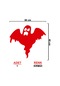 Hayalet Sticker Model 2 - Oto Sticker - Araba Sticker - Araç Sticker - 50cm X 40cm - Kırmızı