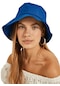 Kadın Saks Mavi Bucket Şapka-15615 - Std