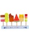 6 Adet Ahşap Dondurulmuş İkramlar Dondurma Oyun Seti Okul Öncesi Gıda Seti Oyna Pretend