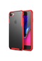 Noktaks - iPhone Uyumlu Se 2020 - Kılıf Koruyucu Sert Volks Kapak - Kırmızı