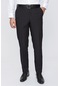 Siyah Gabardin Yan Cepli Comfort Fit Rahat Kesim Basic Pantolon 1003220005-siyah