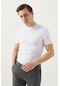 Twn Slim Fit Beyaz Düz Örgü T-Shirt 0Ef069421003M