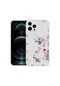 Mutcase - İphone Uyumlu İphone 13 Pro - Kılıf Desenli Sert Mumila Silikon Kapak - White Bear