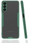 Samsung Galaxy A04s Kılıf Parfe Silikon Kapak Kamera Korumalı Kılıf Ultra Ince Buzlu Mat Renkli - Koyu Yeşil