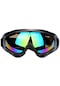 Uv400 Koruyucu Lens Rüzgar Geçirmez Toz Geçirmez Kayak Gözlüğü Çok Renkli