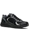 Tonny Black Unisex Siyah Füme Faylon Taban Bağcıklı Spor Ayakkabı Tba530 298