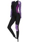 Dolıty Kadın Wetsuit Tek Parça Tüplü Dalış Elbisesi Kano Mor Xl