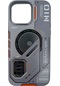 Nettechİphone Uyumlu 15 Pro Max Uyumlu Nt-n043 Arka Koruma Kılıf - Gri Gri
