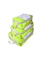 Sıkıştırma Bagaj Paketleme Düzenleyici Çantalar Seyahat Aksesuarları Yeşil