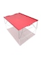 Xiaoqityh-ultra Hafif Mini Alüminyum Masa Katlanır Piknik Masası 30 X 150 X 360 Mm-kırmızı