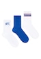 Mavi - 3lü Soket Çorap Seti 1912072-620