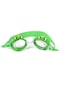 Karikatür Su Geçirmez Anti-Sis Yüksek Çözünürlüklü Çocuk Yüzme Gözlükleri Sarı - Yeşil Kurbağa