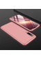 Kilifone - Xiaomi Uyumlu Mi 9 - Kılıf 3 Parçalı Parmak İzi Yapmayan Sert Ays Kapak - Rose Gold