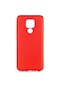 Noktaks - General Mobile Uyumlu General Mobile Gm 20 - Kılıf Mat Renkli Esnek Premier Silikon Kapak - Kırmızı
