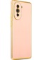 Ekılıf - Huawei Nova 10 Uyumlu Kılıf Parlak Renkli Bark Silikon Kapak - Rose Gold