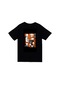 Blue Lock Yukiyama Kenyu Anime Baskılı Unisex %100 Pamuk Siyah T-shirt SIYAH