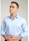 Damat Slim Fit Açık Mavi Düz %100 Pamuk Gömlek 1dff2sgnc068m