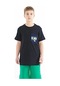 Tommy Life Lacivet Ön Cepli Nakış Detaylı O Yaka Standart Kalıp Erkek Çocuk T-shirt - 11116 Lacivert