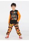Gamer Erkek Çocuk Kamuflaj Pantolon + T-shirt Takım-renkli