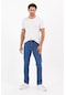 Digital Jeans Normal Kesim Fermuarlı Geniş Paça Yüksek Be Orta Mavi