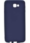 Ekılıf - Samsung Galaxy J7 Prime Uyumlu Kılıf Mat Soft Premier Silikon Kapak - Lacivert