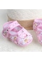 Pembe 1 Çift Bebek Ayakkabıları Bebek Kız Yumuşak Taban İlmek Kaymaz Rahat Ayakkabılar Yürümeye Başlayan Çocuk