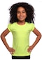 Lovetti Neon Sarı Kız Çocuk Kısa Kollu Basıc Tişört 31001S019