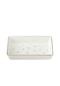 Porland Forest 7x11cm Kahvaltı Ve Meze Tabağı beyaz