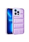iPhone Uyumlu 12 Pro Kılıf Kamera Korumalı Airbagli Renkli Lopard Seksek Kapak - Mor