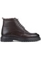 Shoetyle - Kahverengi Deri Fermuarlı Erkek Bot 250-604-872-kahverengi