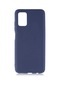 Mutcase - Samsung Uyumlu Galaxy A03s - Kılıf Mat Renkli Esnek Premier Silikon Kapak - Lacivert
