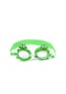 Karikatür Su Geçirmez Anti-Sis Yüksek Çözünürlüklü Çocuk Yüzme Gözlükleri Yeşil Kurbağa