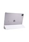 Kilifone - İpad Uyumlu İpad Pro 12.9 2021 5.nesil - Kılıf Smart Cover Stand Olabilen 1-1 Uyumlu Tablet Kılıfı - Beyaz