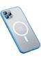 Noktaks - iPhone Uyumlu 12 Pro Max - Kılıf Kablosuz Şarj Destekli Magsafe Mokka Kapak - Lila