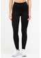 Siyah Slim Fit Micro Yüksek Bel Toparlayıcı Kadın Tayt Sd0899 Siyah