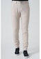 White Stone Barcelos P1035 Regular Fit Semanta Likralı Orme Jogger Pantolon Taş Taş