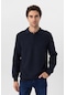 Süvari Erkek Polo Yaka Regular Kalıp Armürlü Sweatshirt Tr2013700376-m09