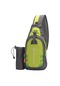 Ranyeek Yeşil Dışarıda Kullanım Çanta, Su Bardaklı Çapraz Askılı Sırt Çantası, Hafif Nylon, Multifonksiyonel Outdoor Sling Bag Çok Renkli
