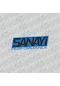 Sanayi Performance Sticker Mavi Siyah