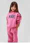 Mavi - Mavi Logo Baskılı Kapüşonlu Pembe Sweatshirt 7610035-70982 Pembe
