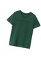 Yürüyüş Kadın Tişörtü Trendy Mürettebat Boyun Tişörtü Yeşil