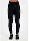 Maraton Sportswear Regular Kadın Ribana Paça Basic Siyah Pantolon 19563-siyah