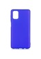 Noktaks - Samsung Galaxy Uyumlu M51 - Kılıf Mat Renkli Esnek Premier Silikon Kapak - Saks Mavi