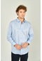 Figs Erkek Slim Fit Uzun Kollu Pamuklu Parlak Kumaş Gömlek 0013 Açık Mavi Açık Mavi