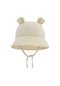 Ikkb Yumuşak Bebek Şapka Pamuk Kova Şapka Erkek Ve Kız Panama Güneş Şapkası Bej