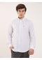 Dufy Hardal Erkek Regular Fit Düğmeli Yaka Uzun Kol Gömlek - 97916